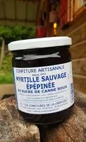 Mängden socker i Confiture Myrtille Sauvage épépinée