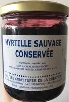 Mängden socker i Myrtille sauvage conservée