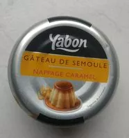 Mängden socker i Gâteau de semoule