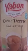 Mängden socker i Crème dessert-saveur praliné