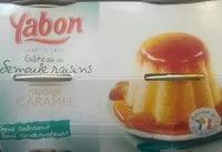 Mängden socker i gâteau de semoule raisins nappage caramel