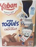 Mängden socker i P'tits Toqués crème dessert chocolat