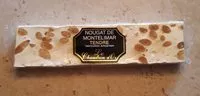 Mängden socker i Nougat de Montélimar Tendre