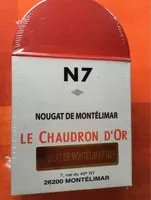 Mängden socker i Nougat de Montélimar