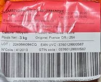 Mängden socker i Champignons de Normandie