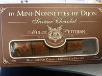 Mängden socker i Mini nonnettes Saveur chocolat 