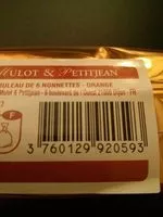 Mängden socker i Rouleau De Six Nonnettes à L'orange - Mulot & Petitjean