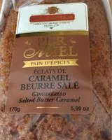 Mängden socker i Pain d'épices éclats de caramel beurre salé