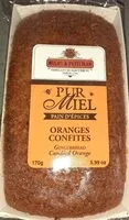 Mängden socker i Pain d'épices pur miel aux oranges confites