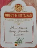 Mängden socker i Pain d'épices orange, gingembre, coriandre