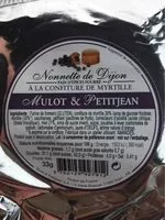 Mängden socker i Nonnette Individuelle Myrtille