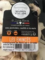 Mängden socker i Emincés champignons de Paris