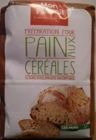 Mängden socker i Mon Fournil, Préparation pour pain aux céréales