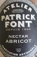 Mängden socker i Nectar abricot Patrick font