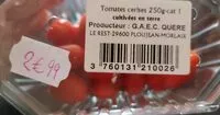 Mängden socker i Tomates cerises
