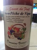 Mängden socker i Nectar de pêche de vigne