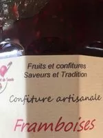 Mängden socker i Confiture de framboises