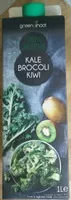 Mängden socker i Green Smoothie - Kale Brocoli Kiwi