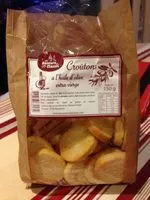 Mängden socker i Croutons a l'huile d'olive