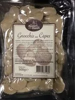Mängden socker i Gnocchis aux cèpes