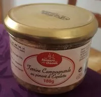 Mängden socker i Terrine de campagne au piment d'espelette