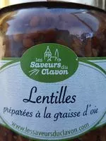 Mängden socker i Lentilles graisse d'oie