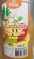 Mängden socker i Cocktail exotique