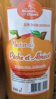 Mängden socker i Nectar de peche et abricot