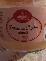 Mängden socker i Terrine au chorizo pimenté