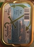 Mängden socker i Sardines á l'huile vierge extra