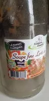 Mängden socker i Soupe fine lentilles thym