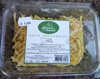 Mängden socker i Chips artisanales