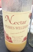 Mängden socker i Nectar de poire Williams