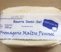 Mängden socker i Beurre demi-sel