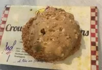 Mängden socker i Croustillants Vendéens à la noisette