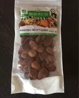 Mängden socker i Amandes décortiquées