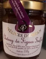 Mängden socker i Chutney de Figues Truffes