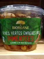 Mängden socker i Olives vertes entières bio pimentées