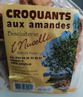 Mängden socker i Croquants aux amandes