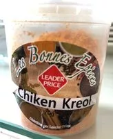 Mängden socker i Chiken kreol