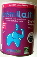 Mängden socker i Prémilait