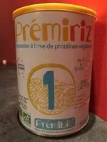 Mängden socker i Premiriz 1er âge