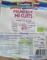 Mängden socker i Pruneaux Très Gros Mi-cuits