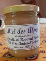 Mängden socker i Miel des Alpes