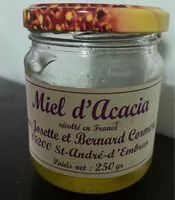 Mängden socker i Miel d'acacia