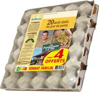 Mängden socker i 20 dont 4 œufs offerts AviBresse datés du jour de ponte