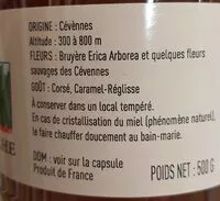 Mängden socker i Miel de bruyère blanche