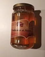 Mängden socker i Miel de framboisier et d’acacias