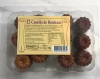 Mängden socker i 12 canelés de Bordeaux