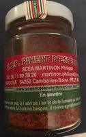 Mängden socker i Piment d’espelette